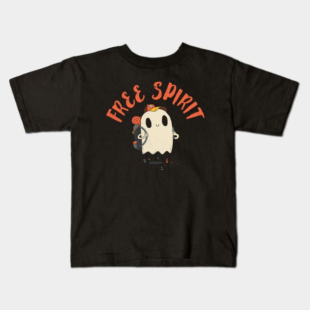 Free Spirit Kids T-Shirt by DinoMike